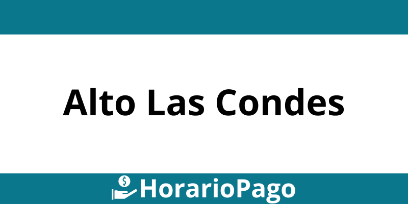 Horario y teléfono Servipag en Alto Las Condes